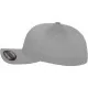 Шапка с козирка в сиво Flexfit Wooly Combed, Шапки с козирка - Hoodstyle.bg