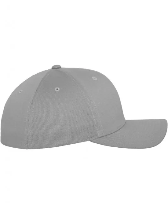 Шапка с козирка в сиво Flexfit Wooly Combed, Шапки с козирка - Hoodstyle.bg