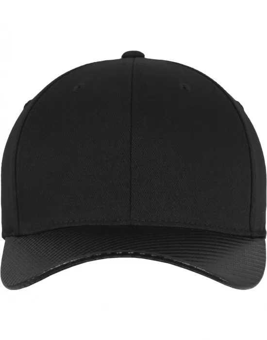 Шапка с козирка изчистена черна Carbon Flexfit, Шапки с козирка - Hoodstyle.bg