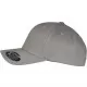 Шапка с козирка в сиво Flexfit Wooly Combed Adjustable, Шапки с козирка - Hoodstyle.bg