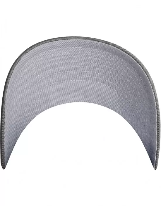Шапка с козирка в сиво Flexfit Wooly Combed Adjustable, Шапки с козирка - Hoodstyle.bg