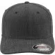 Шапка с коризка черна Fine Melange Flexfit black, Шапки с козирка - Hoodstyle.bg