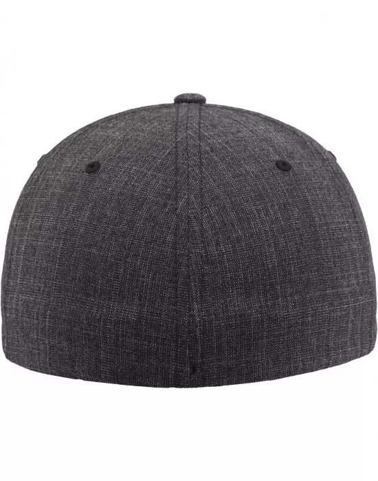 Шапка с коризка черна Fine Melange Flexfit black, Шапки с козирка - Hoodstyle.bg