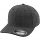 Шапка с коризка черна Fine Melange Flexfit black, Шапки с козирка - Hoodstyle.bg
