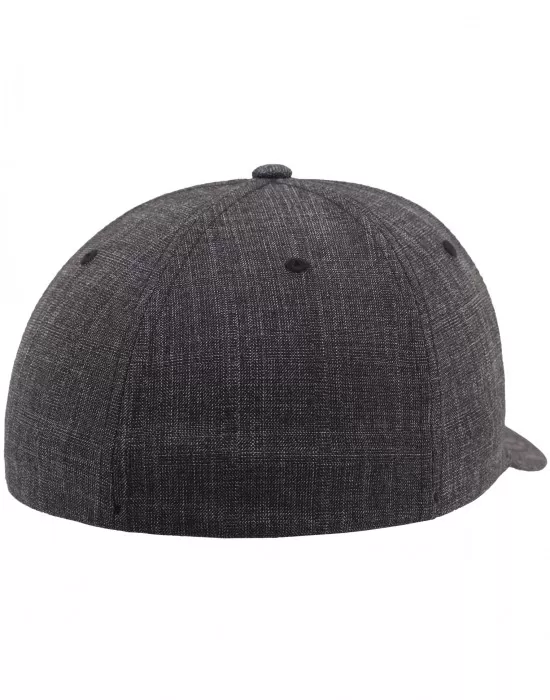 Шапка с коризка черна Fine Melange Flexfit black, Шапки с козирка - Hoodstyle.bg