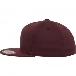 Шапка с козирка в цвят кестен Flexfit Flat Visor 