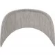 Шапка с козирка в сиво Flexfit Flat Visor, Шапки с козирка - Hoodstyle.bg