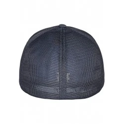 Шапка с козирка в тъмносиньо Flexfit Jaquard Camo Cap 