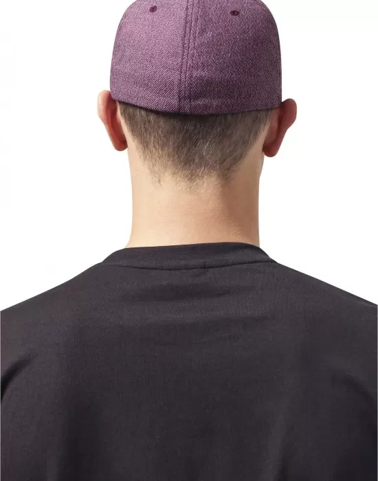 Шапка с козирка в бордо Melange Flexfit, Шапки с козирка - Hoodstyle.bg
