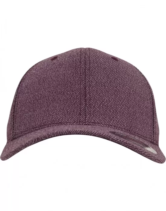 Шапка с козирка в бордо Melange Flexfit, Шапки с козирка - Hoodstyle.bg