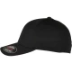 Flexfit Recycled Polyester Cap black S/M