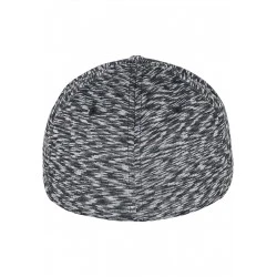 Шапка с козирка в тъмносиво Stripes Melange Flexfit 