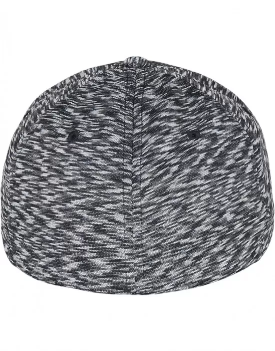 Шапка с козирка в тъмносиво Stripes Melange Flexfit, Шапки с козирка - Hoodstyle.bg