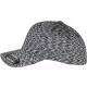 Шапка с козирка в тъмносиво Stripes Melange Flexfit, Шапки с козирка - Hoodstyle.bg
