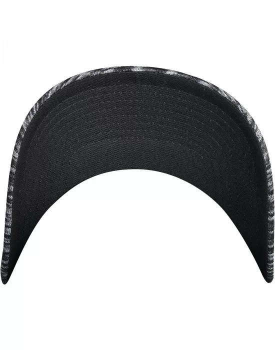 Шапка с козирка в тъмносиво Stripes Melange Flexfit, Шапки с козирка - Hoodstyle.bg