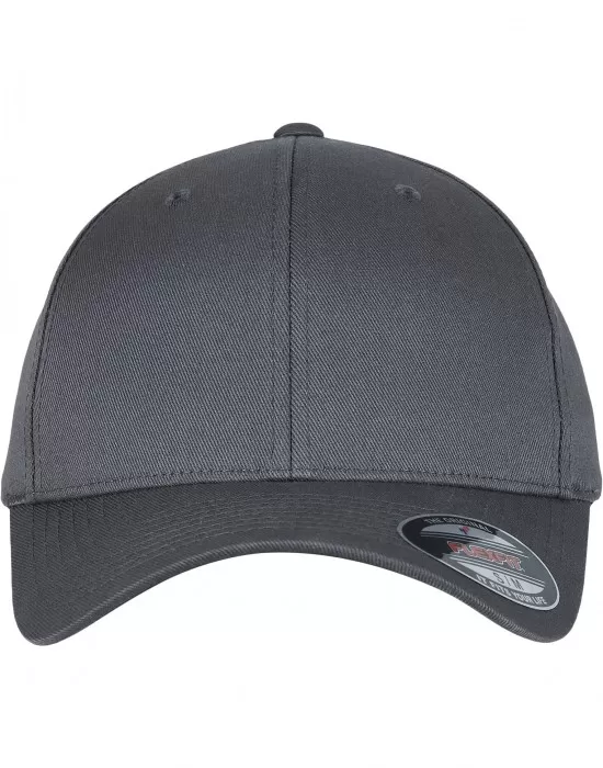 Шапка с козирка в сиво Flexfit Wooly Combed, Шапки с козирка - Hoodstyle.bg