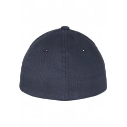 Шапка с козирка в тъмносиньо Flexfit Wooly Combed