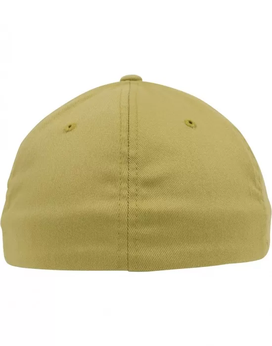 Шапка с козирка в жълто Flexfit Wooly Combed, Шапки с козирка - Hoodstyle.bg