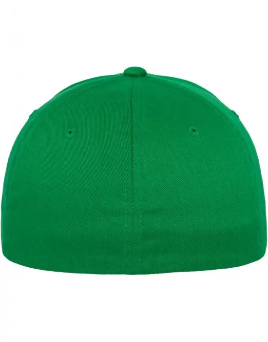Шапка с козирка в зелено Flexfit Wooly Combed, Шапки с козирка - Hoodstyle.bg