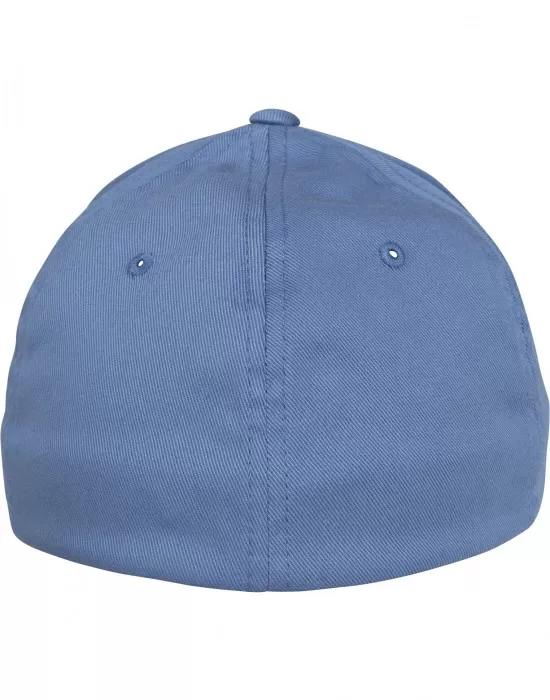 Шапка с козирка в синьо Flexfit Wooly Combed, Шапки с козирка - Hoodstyle.bg