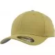 Шапка с козирка в жълто Flexfit Wooly Combed, Шапки с козирка - Hoodstyle.bg