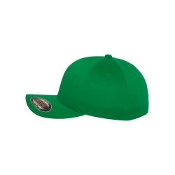 Шапка с козирка в зелено Flexfit Wooly Combed