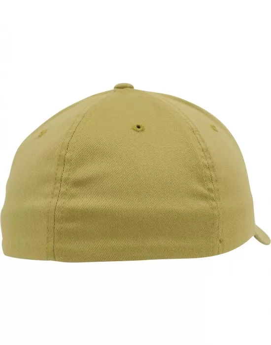 Шапка с козирка в жълто Flexfit Wooly Combed, Шапки с козирка - Hoodstyle.bg