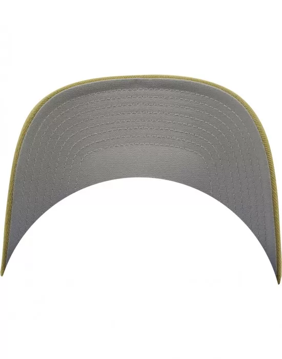 Шапка с козирка в жълто Flexfit Wooly Combed, Шапки с козирка - Hoodstyle.bg