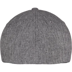 Шапка с козирка FLEXFIT HEATHERLIGHT CAP melange dark grey S/M