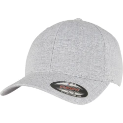 Шапка с козирка FLEXFIT HEATHERLIGHT CAP melange silver S/M