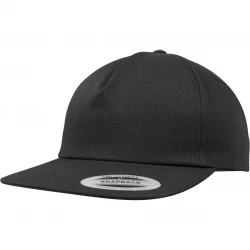 Шапка с козирка в черно Unstructured 5-Panel Snapback 