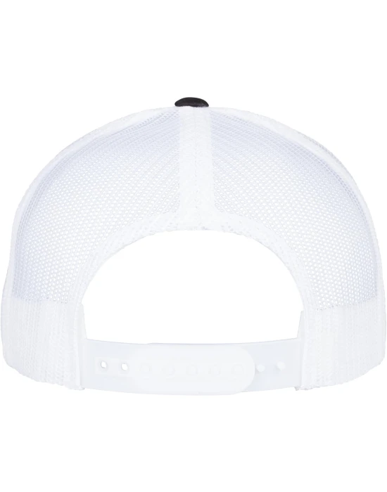 5-Panel Retro Trucker 2-Tone Cap blk/wht one size