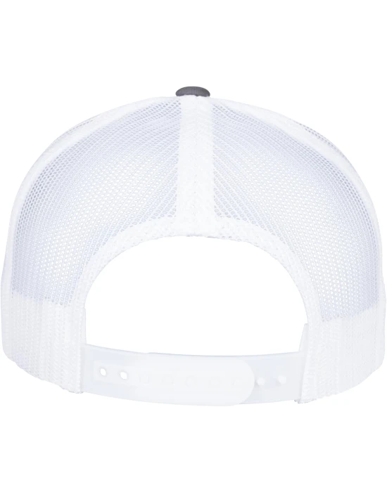 5-Panel Retro Trucker 2-Tone Cap cha/wht one size