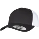 5-Panel Retro Trucker 2-Tone Cap blk/wht one size