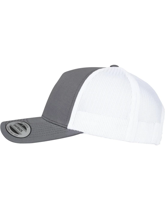 5-Panel Retro Trucker 2-Tone Cap cha/wht one size