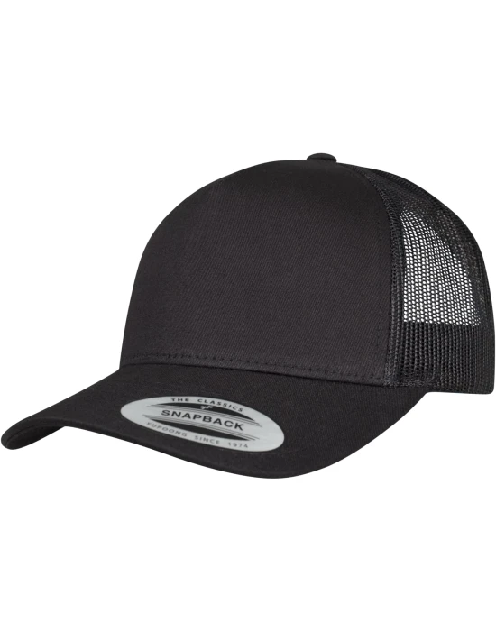 5-Panel Retro Trucker Cap black one size