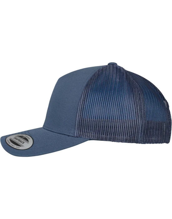 5-Panel Retro Trucker Cap navy one size