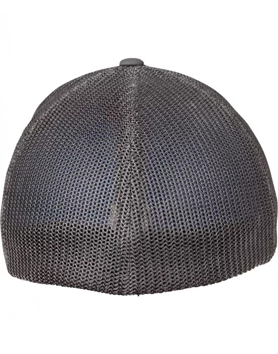 Шапка с козирка в тъмносиво Flexfit Mesh Trucker, Шапки с козирка - Hoodstyle.bg
