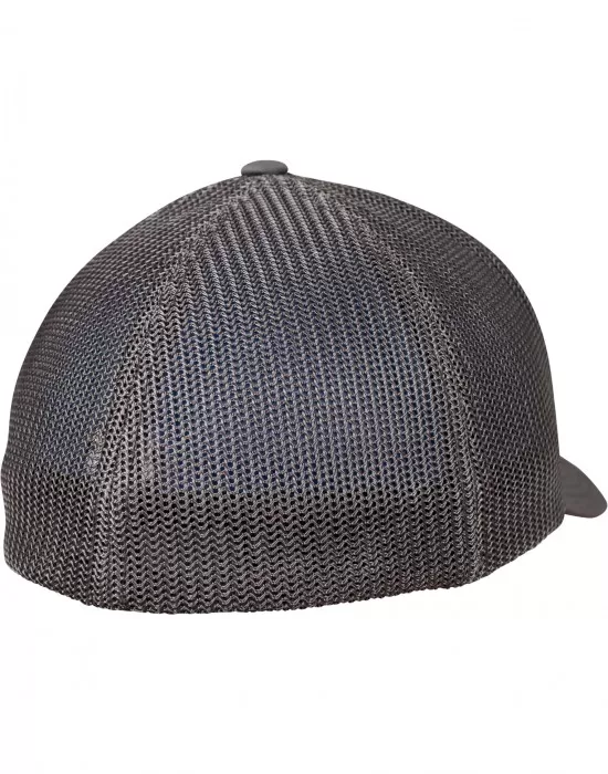 Шапка с козирка в тъмносиво Flexfit Mesh Trucker, Шапки с козирка - Hoodstyle.bg