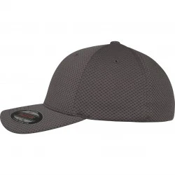 Шапка с козирка тъмносива Flexfit 3D Hexagon