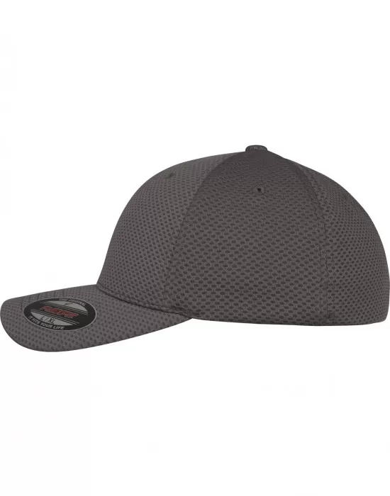 Шапка с козирка тъмносива Flexfit 3D Hexagon, Шапки с козирка - Hoodstyle.bg