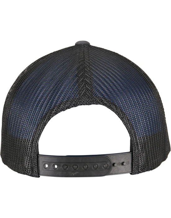 YP CLASSICS RECYCLED RETRO TRUCKER CAP 2-TONE charcoal/black one size