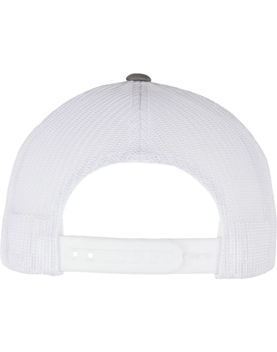 YP CLASSICS RECYCLED RETRO TRUCKER CAP 2-TONE grey/white one size
