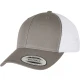 YP CLASSICS RECYCLED RETRO TRUCKER CAP 2-TONE grey/white one size