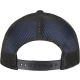 Trucker Recycled Polyester Fabric Cap black one size