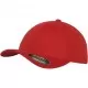 Шапка с козирка в червено Flexfit Double Jersey, Шапки с козирка - Hoodstyle.bg