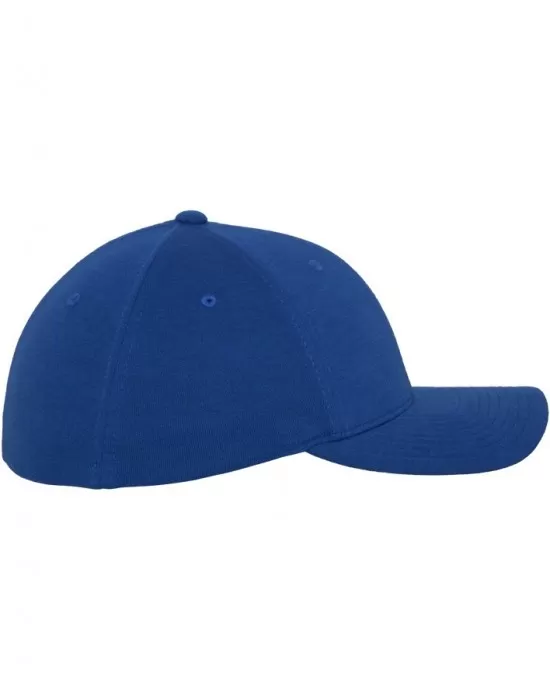 Шапка с козирка в синьо Flexfit Double Jersey, Шапки с козирка - Hoodstyle.bg