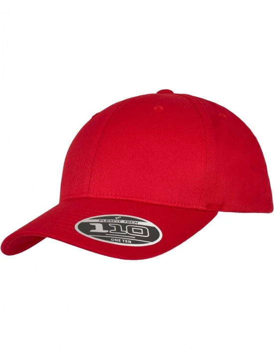 Шапка с козирка Flexfit 110 Curved Visor Snapback red one size