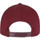 5-Panel Curved Classic Snapback maroon one size