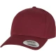 5-Panel Curved Classic Snapback maroon one size